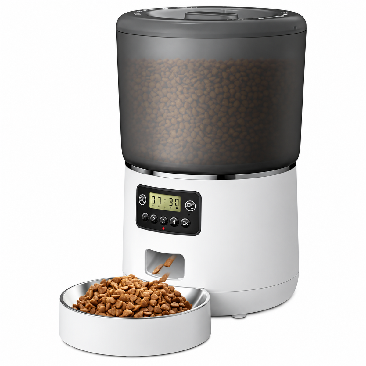 Distributeur Automatique de Croquettes 4 L pour Chat – Repas Programmables