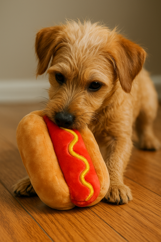Peluche hot-dog