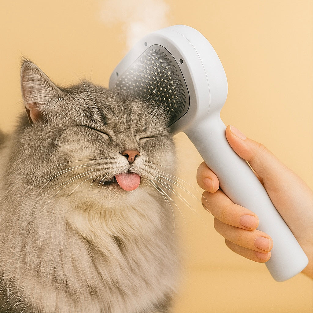 Brosse de toilettage à vapeur